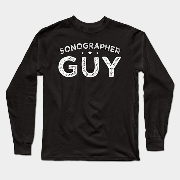 Cardiac Sonographer Shirt | Sonographer Guy Gift Long Sleeve T-Shirt by Gawkclothing